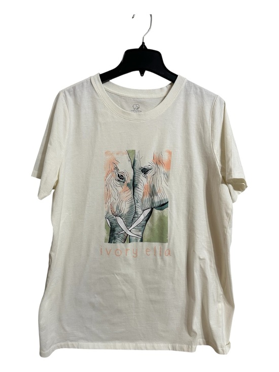 ivory ella Tops - Ivory Ella Elephant T-Shirt Short Sleeve Size XL